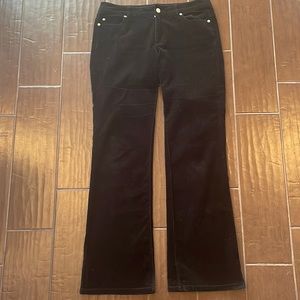 Black velvet Michael Kors pants